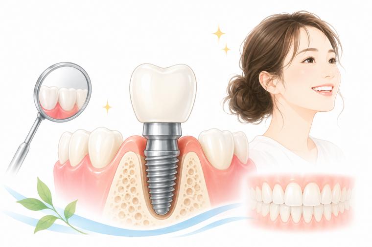 見た目と機能を両立！審美面でのインプラントのメリット